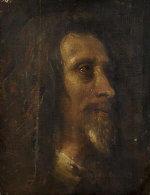 After Sir Anthony van Dyck, 
		 
		Flemish 1599-1641- 
		 
		Portrait study of a bearded man; 
		 
		oil on canvas, 39.6 x 31cm., (unframed). 
		 
