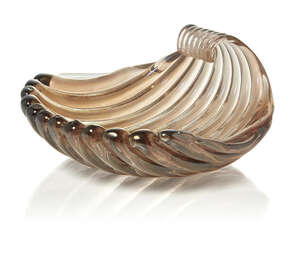 
	
		Carlo Scarpa (Italian 1906-1978), a glass 'Conchiglia' bowl for Venini,
		1935-66, acid...