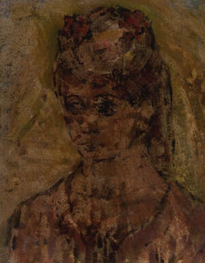 
	
		Mary Kessell, 
		British 1914-1977 - 
		 
		Self-Portrait; 
		 
		oil and gouache on...