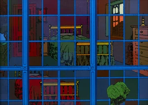 R.B. Kitaj, American, 1932-2007,&nbsp;Bedroom, 1971 (Rumkalawon 155);&nbsp;screenprint in colours on wove...