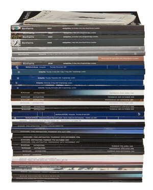 A group of 53 Bonhams Auction catalogues: Antiquities Asian Art and Tribal Art 3rd October 1990, Tribal Art and Asian Art 4th December 1990, Tribal Art, Asian 