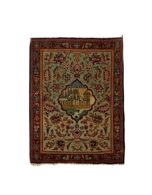 A Persian Isfahan rug, third quarter 20th century, 87 x 66cm