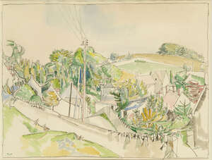 
	
		Walter Nessler, 
		German/British 1912-2001- 
		 
		Box, October, c,1940s; 
		 
		