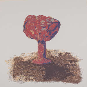
	
		Surya Prakash, (Indian, b. 1940), Untitled, 1978, Serigraph 4/25, signed lower right in...