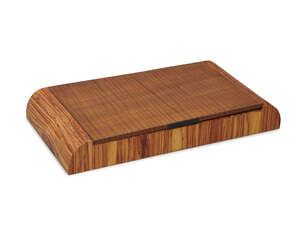 
	
		A tulipwood, mahogany, walnut and cedar wood cigar humidor by Dunhill, 20th century, the...