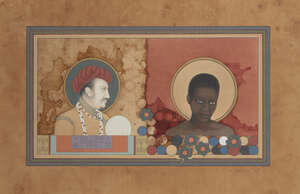 
	
		Kiran Saeed (Pakistan), Untitled, signed in Urdu and dated 04 lower right, watercolour on...