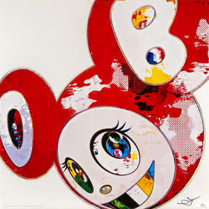
	
		Takashi Murakami, 
		Japanese b.1962- 
		 
		And Then x 6 (Red: The Polke Method), 2013;...