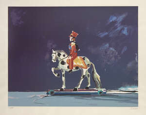 
	
		Donald Hamilton Fraser RA, 
		British 1929-2009-
		 
		Toy Hussar, 1996; 
		 
		