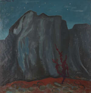 
	
		John Melville, 
		British 1902-1986- 
		 
		Starry night, 1969; 
		 
		oil on canvas,...