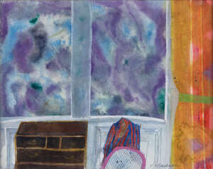 
	
		Dame Elizabeth Blackadder DBE RA RSA RSW, 
		Scottish 19312021 - 
		 
		Interior, 1971;...