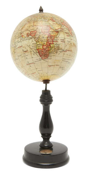 
	
		An English 4 inch terrestrial table globe, by Geographia, London, first quarter 20th...