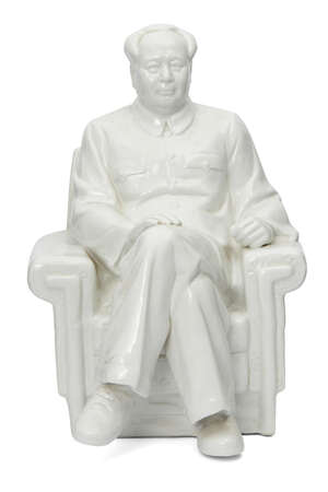 
	
		A Chinese blanc de chine porcelain figure of Mao Tse Tung, late 20th century, modelled...