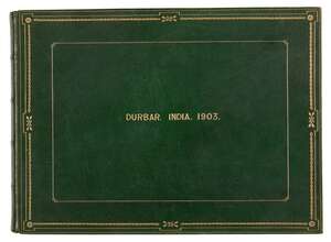 
	
		Two photograph albums commemorating the Delhi Durbar of 1903, containing 56 group...