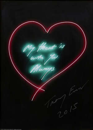 
	
		Tracey Emin CBE RA, 
		British b.1963-
		 
		My Heart is Always with You, 2015; 
		 
		