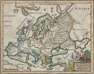 
	
		Philipp Cluverius, Dutch, late 17th/18 century- "Hellas Seu Graecia Vniversa" and "Summa...