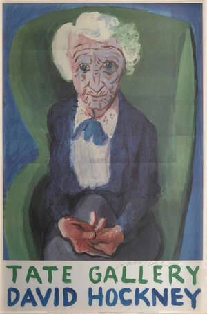 
	
		David Hockney OM CH RA, 
		 
		British b.1937- 
		 
		My Mother (Bridlington),...