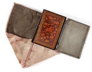 
	
		A Qajar miniature Quran and Qajar fitted steel case, Iran, circa 1880, Arabic manuscript...