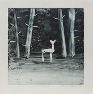 Susie Hamilton,&nbsp;British b.1950-&nbsp;Silver Feet II, 2022;&nbsp;oil monotype on Somerset Satin 250gsm,&nbsp;signed...