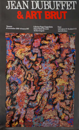 
	
		After Jean Dubuffet, 
		French 19011985- 
		 
		Jean Dubuffet & Art Brut Poster, 1986;...
