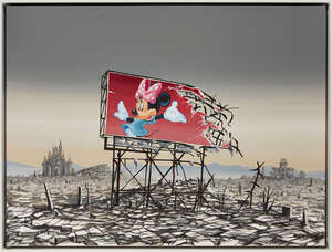 
	
		Jeff Gillette,
		American b.1959-
		 
		Minnie Hiroshima Series 'Blue' #10, 2016;
		 
		