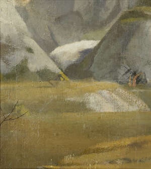 
	
		Sir Walter Thomas Monnington PRA, 
		British 1902-1976- 
		 
		Italian landscape;...