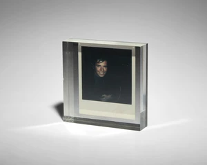 Andy Warhol,&nbsp;American, 1928-1987,&nbsp;Baron Friedrich von Stumm;&nbsp;polaroid photo in colour, inscribed...