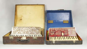 
	
		A Casali accordion, from Verona, 20th century, in an electric blue pearl finish, in a...