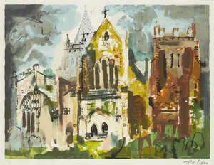 
	
		John Piper CH,
		British 1903-1992-
		 
		Ottery St. Mary [Levinson 430], 1990;
		 
		