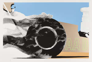 
	
		Gerald Laing,
		British 1936-2011- 
		 
		AAD, 1968; 
		 
		screenprint in colours...