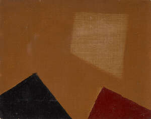
	
		Peter Haigh, 
		British 1914-1994 - 
		 
		No. 18 - Abstract composition, orange,...
