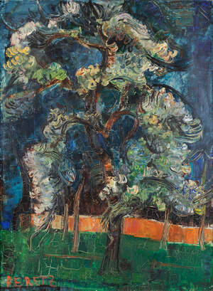 
	
		David Peretz, 
		Bulgarian/French 1906-1979 - 
		 
		Trees; 
		 
		oil on canvas,...