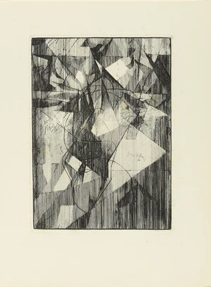 Jacques Villon, French 1875-1963, Le Petit Équilibrist, 1914; etching on wove, signed and dated in the plate, an unsigned proof aside from the edition of