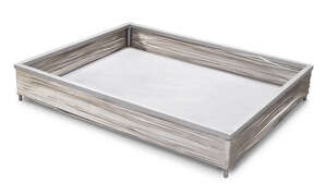 
	
		Fernando and Humberto Campana, a silvered metal tray
		c.1990, applied label to...