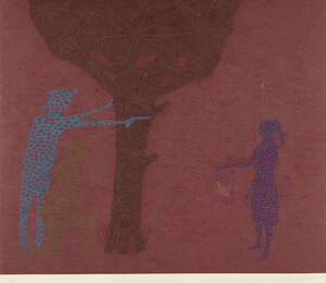
	
		Stephen Chambers RA,
		British b.1960-
		 
		Siege at Glenrowan, 2012;
		 
		etching...