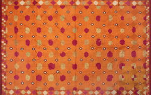 
	
		RTO A phulkari, Pakistan/India, 20th century, embroidered silk on cotton, 135 x 222cm....