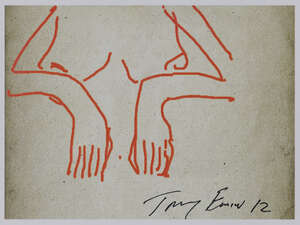 
	
		Tracey Emin CBE RA,
		British b.1963-
		 
		iPad Postcard Sketches, The Art Car Boot...