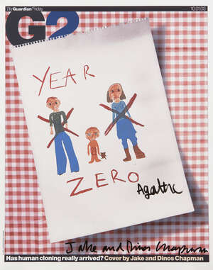 
	
		Jake & Dinos Chapman,
		British b.1966 & b.1962-
		 
		The G2 cover print, 2003;
		 
		
