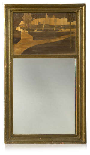 
	
		William Arthur Chase (British), a Rowley Gallery mirror 
		c. 1930, labelled to reverse...