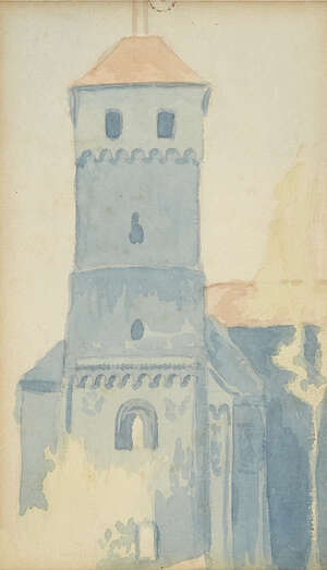
	
		Henri Gaudier-Brzeska, 
		French 1891-1915-
		 
		Towers, Germany; 
		 
		