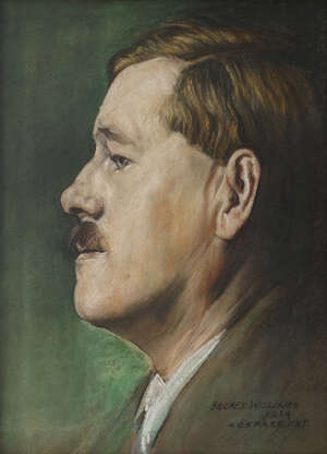 
	
		Austin Osman Spare,
		British 1886-1956-
		 
		Becket Williams, 1934;
		 
		pastel on...
