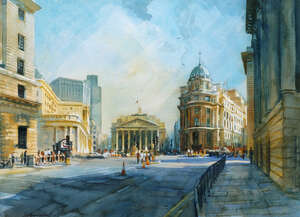 
	
		Alexander Creswell, 
		British b. 1957
		 
		Mansion House Square, c.1994; 
		 
		