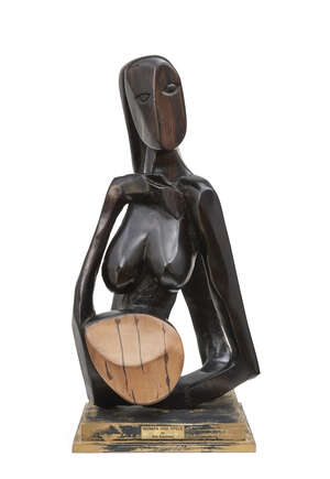 
	
		Benedict Chukwukadibia Enwonwu MBE, 
		Nigerian/British 1917-1994 - 
		 
		Woman and...