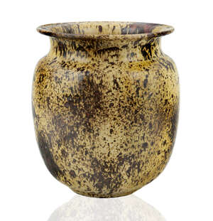 
	
		Poh Chap Yeap (Malaysian 1927-2007), a stoneware vase, 
		c.1970-80, signed to base,
		