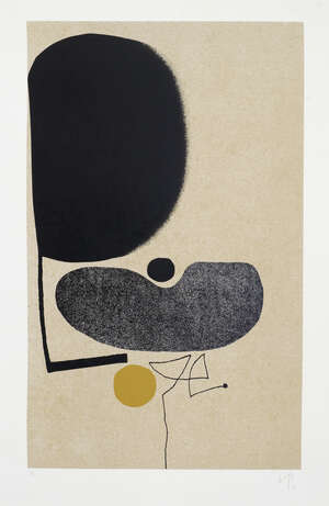 
	
		Victor Pasmore CH CBE, 
		British 1908-1998-
		 
		Points of Contact No.22, 1974;...