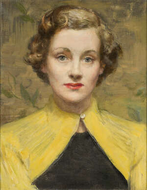 
	
		Anthony Devas ARA RP, 
		 
		British 1911 - 1958- 
		 
		Portrait of Griselda Kentner...