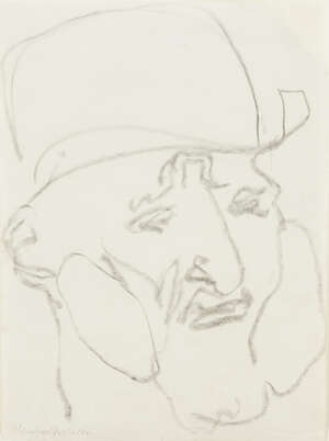 
	
		Henri Gaudier-Brzeska, 
		French 1891-1915-
		 
		Head of Horace Brodzky; 
		 
		