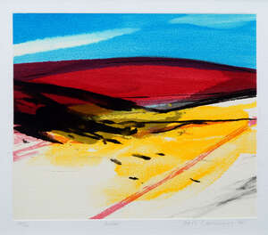 
	
		Neil Canning, 
		British b.1960- 
		 
		Boarder & Crossing, 1996;
		 
		two screenprints...