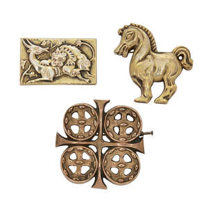 
	
		Arthus Bertrand, three items of jewellery
		c.1960s, all items stamped
		A small...