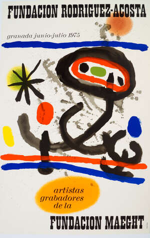 
	
		Joan Miró, 
		Spanish 1893-1983- 
		 
		Fundacion Rodriguez-Acosta, Granada...