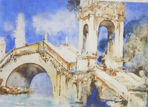
	
		Charles Robinson RI, 
		British 1870-1937- 
		 
		A Venetian Capriccio; 
		 
		